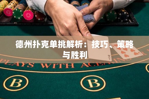 德州撲克單挑解析：技巧、策略與勝利