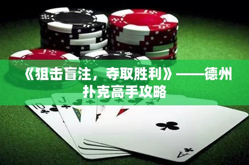 《狙擊盲注，奪取勝利》——德州撲克高手攻略